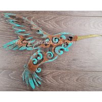 Kolibri Metall Wand Kunst Garten Dekoration Pergola Decor von HumdingerDesigns0com