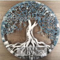 Metall Wandkunst Baum Des Lebens von HumdingerDesigns0com
