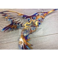 Pergola Dekor Kolibri Metall Wand Kunst von HumdingerDesigns0com