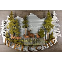 Rehe Im Wald-Wand-Dekor von HumdingerDesigns0com