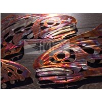 Rustikale Küche Dekor Geschenk Kupfer Lachs Wand | Gegengesetztes Paar Rustikale Küche Dekor Geschenk Kupfer Lachs Wand | Gegengesetztes Paar von HumdingerDesigns0com