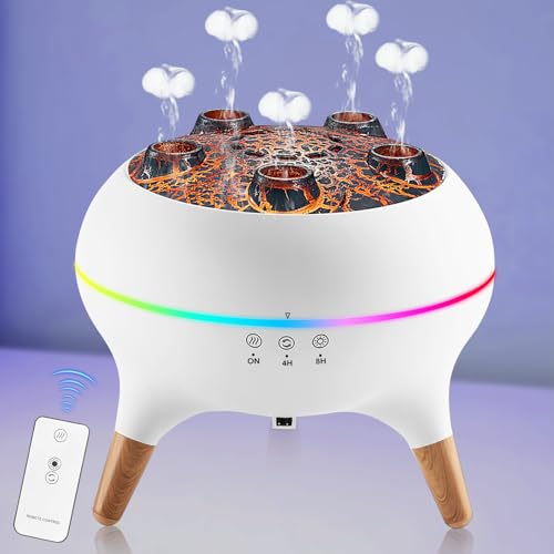 Jellyfish Diffuser, Aroma Diffuser mit LED Dynamischer Quallen, 250ML Leiser Aromatherapie Luftbefeuchter mit Quallen-Nebelring, 7 Farben Lampe mit Fernbedienung, Luftdiffusor Duftöle, 4/8H Timer Jellyfish Diffuser, Aroma Diffuser mit LED Dynamischer Quallen, 250ML Leiser Aromatherapie Luftbefeuchter mit Quallen-Nebelring, 7 Farben Lampe mit Fernbedienung, Luftdiffusor Duftöle, 4/8H Timer von HumiLuft