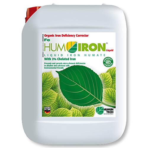 HuminTech HUMIRON Fe Liquid 5 l flüssiger organischer Eisendünger Eisenliquid von Humintech