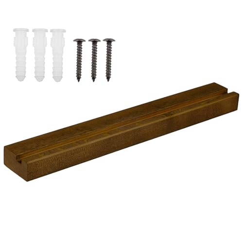 Humkopnl Schallplattenhalter, Schallplatten-Wand-Display, Massivholz, montierter Albumhalter – stabiler Aufbewahrungsaufhänger, Holz-Albumregal für Sammlungs- und Musikliebhaber von Humkopnl