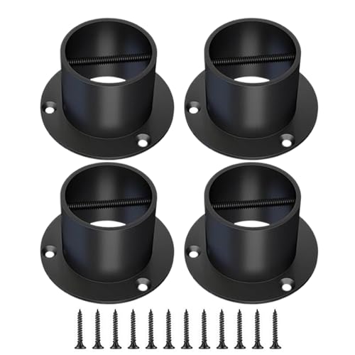 Humkopnl Seilabdeckung - Edelstahl Seilhalter mit Schraube | Rostfreie Schwerlaststützen in Schwarz für Zäune Treppe Garten Outdoor Deck Terrasse von Humkopnl