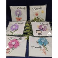 Dankeskarte Mit Margeriten-Kerze - Handgemachte Blumengeschenkkerze Als Liebevolles Mitbringsel Dankeskarte Mit Margeriten-Kerze - Handgemachte Blumengeschenkkerze Als Liebevolles Mitbringsel von HummelKreativStore