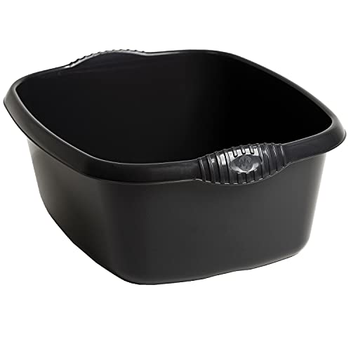 1x Schüssel anthrazit - 12 Liter - 39x32 cm - rechteckig - Waschschüssel Spülschüssel Wasserschüssel Lebensmittelecht Kunststoff Spüle Haushaltsschüssel Universal Küchenschüssel Pflege nestbar 1x Schüssel anthrazit - 12 Liter - 39x32 cm - rechteckig - Waschschüssel Spülschüssel Wasserschüssel Lebensmittelecht Kunststoff Spüle Haushaltsschüssel Universal Küchenschüssel Pflege nestbar von Hummelladen