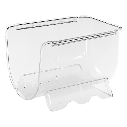 2 STÜCK Flaschenregal Kühlschrank-Organizer 20,5x12x11cm durchsichtig stapelbar - Aufbewahrungsbox Fridge Organizer Flaschenhalter Flaschenständer Kühlschrankbox BPA-frei transparent Küchenschrank Box von Hummelladen