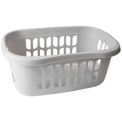 Hüft Wäschekorb 38 Liter GRAU mit 3 Griffmulden - 60x39x24 cm ergonomisch geformt - mit Löcher - Haushaltskorb Wäschewanne Tragekorb Wäschesammler Wäschesortierer Wäschebox - Hipster Kunststoff Hüft Wäschekorb 38 Liter GRAU mit 3 Griffmulden - 60x39x24 cm ergonomisch geformt - mit Löcher - Haushaltskorb Wäschewanne Tragekorb Wäschesammler Wäschesortierer Wäschebox - Hipster Kunststoff von Hummelladen