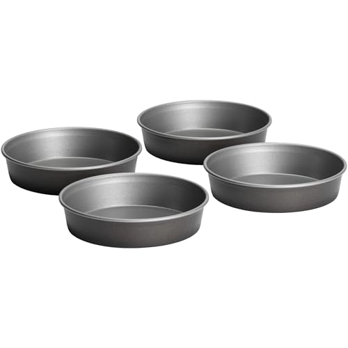 Hummelladen 4 Stück runde kleine Backförmchen Ø10,5x2,5 cm für die Heissluftfriteuse Air Fryer - klein Zubehör Einsatz Stahlblech antihaftbeschichtet bis 230°C Backform Hummelladen 4 Stück runde kleine Backförmchen Ø10,5x2,5 cm für die Heissluftfriteuse Air Fryer - klein Zubehör Einsatz Stahlblech antihaftbeschichtet bis 230°C Backform von Hummelladen