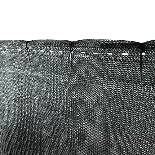Gartenzaun Sichtschutznetz 1,2 x 25 m - anthrazit - Zaunblende Schattiernetz Tennisblende von Hummelladen
