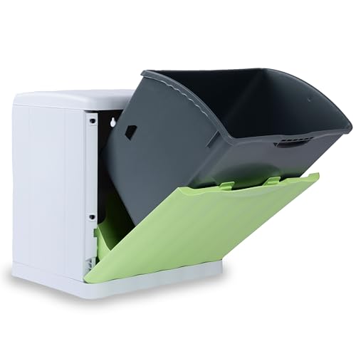 Hummelladen Mülleimer 20 Liter mit Kippfunktion Modulsystem Grün - 40x40x30cm - seperater Eimer - Mülltrennung Recycling Abfallsammler - Wandbefestigung - Müll Papierkorb Abfalleimer Abfallbehälter Hummelladen Mülleimer 20 Liter mit Kippfunktion Modulsystem Grün - 40x40x30cm - seperater Eimer - Mülltrennung Recycling Abfallsammler - Wandbefestigung - Müll Papierkorb Abfalleimer Abfallbehälter von Hummelladen