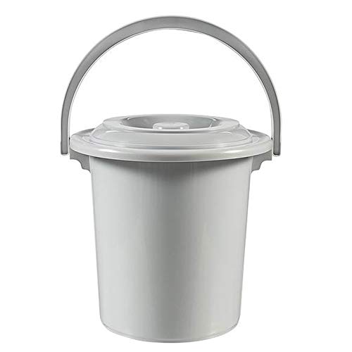 Toiletteneimer 10 Liter, Eimer, Toilette Campingtoilette tragbare Toilette mobiles WC 10L Reisetoilette Outdoor Reise Klo Campingklo Hygieneeimer für Erwachsene Kinder mit Deckel Chemietoilette von Hummelladen