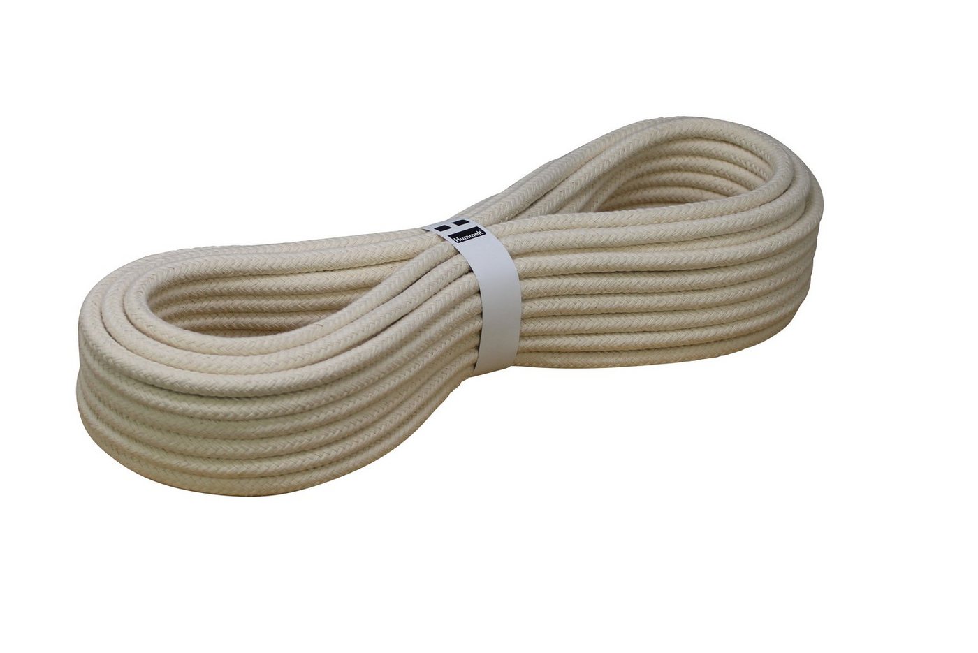 Hummelt® Baumwollseil Seil (Baumwollkordel, 8mm mit Kern), in versch. Längen (5m, 10m, 15m, 20), Farbe beige (Natur) von Hummelt®