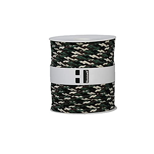 Hummelt® Baumwollseil Baumwollkordel (H) 8mm 20m Camouflage (grün,Natur,schwarz,braun) von Hummelt