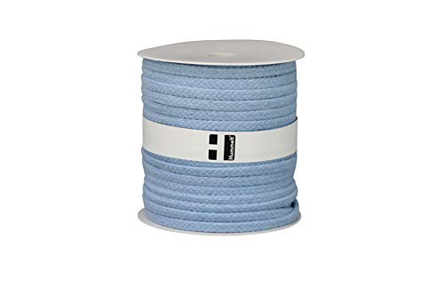 Hummelt® SilverLine-Rope Baumwollseil Baumwollkordel (H) 8mm 40m hellblau auf Rolle von Hummelt