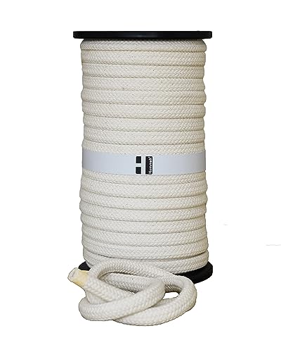 Hummelt Rope Baumwollseil Baumwollkordel (Hohlgeflecht) 16mm 1m Natur (beige) von Hummelt