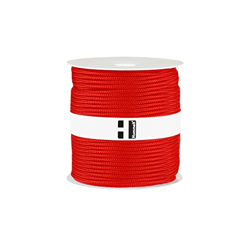 Hummelt Rope Flechtleine Polypropylenseil 4mm 200m rot auf Rolle von Hummelt