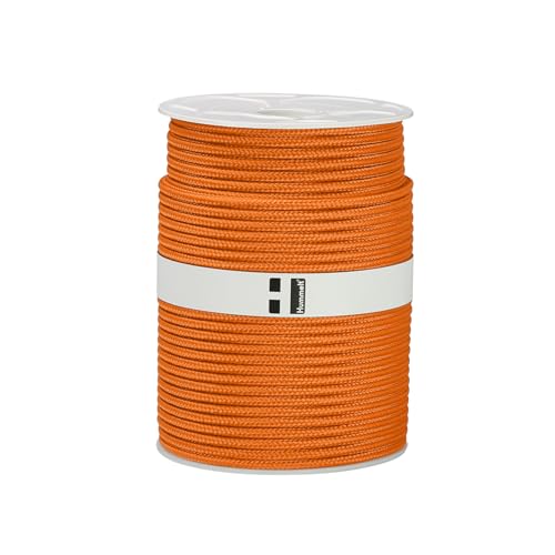 Hummelt Rope Flechtleine Polypropylenseil 6mm 100m orange auf Rolle von Hummelt