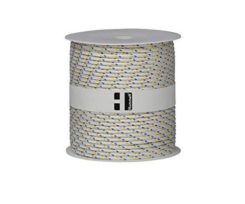 Hummelt Rope Schot Seil Polyesterseil 4mm 100m weiß/blau/gelb auf Rolle Hummelt Rope Schot Seil Polyesterseil 4mm 100m weiß/blau/gelb auf Rolle von Hummelt