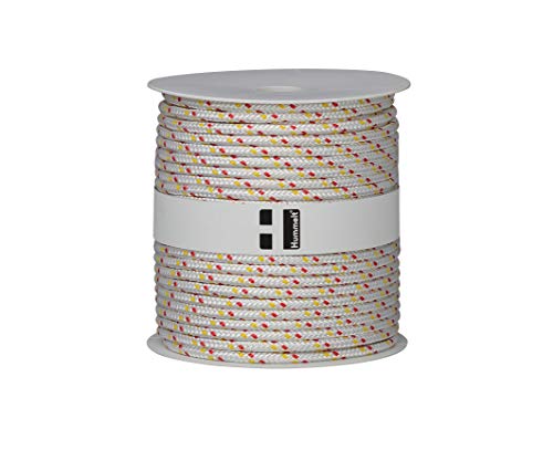 Hummelt Rope Schot Seil Polyesterseil 4mm 100m weiß/rot/gelb auf Rolle Hummelt Rope Schot Seil Polyesterseil 4mm 100m weiß/rot/gelb auf Rolle von Hummelt