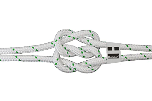 Hummelt Schot Seil Polyesterseil 8mm 25m weiß/grün von Hummelt