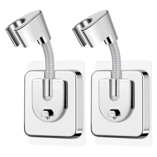 2er Set Duschkopfhalterung ohne Bohren, Duschkopf Halterung, Starker Kleber, Duschhalterung für Duschkopf 120° Verstellbare Handbrause Duschhalterung ohne Bohren Duschkopfhalter für Bad 2er Set Duschkopfhalterung ohne Bohren, Duschkopf Halterung, Starker Kleber, Duschhalterung für Duschkopf 120° Verstellbare Handbrause Duschhalterung ohne Bohren Duschkopfhalter für Bad von Humtudeit