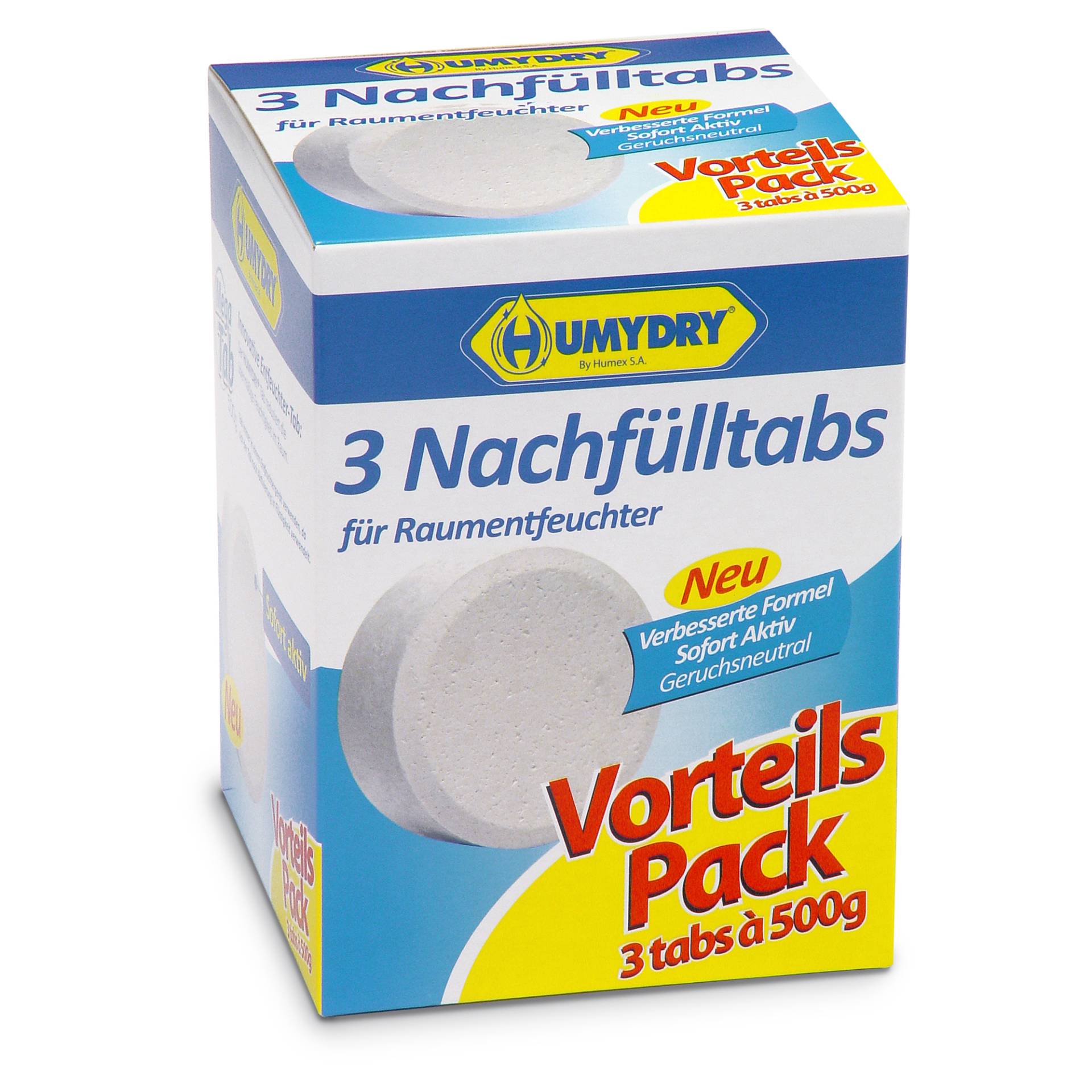 Humydry Nachfülltabs für Raumentfeuchter 3x 500 g Humydry Nachfülltabs für Raumentfeuchter 3x 500 g von Humydry