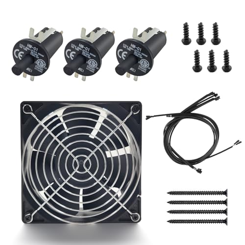Ersatz-Türschalter-Set für Masterbuilt Gravity Serie 560/800/1050 XL digitale Holzkohlegrills & Smoker, inklusive 1 Lüfter-Set, 3 Trichterdeckel-/Türschalter und 1 Elektrodraht-Kit Ersatz-Türschalter-Set für Masterbuilt Gravity Serie 560/800/1050 XL digitale Holzkohlegrills & Smoker, inklusive 1 Lüfter-Set, 3 Trichterdeckel-/Türschalter und 1 Elektrodraht-Kit von HunGrill