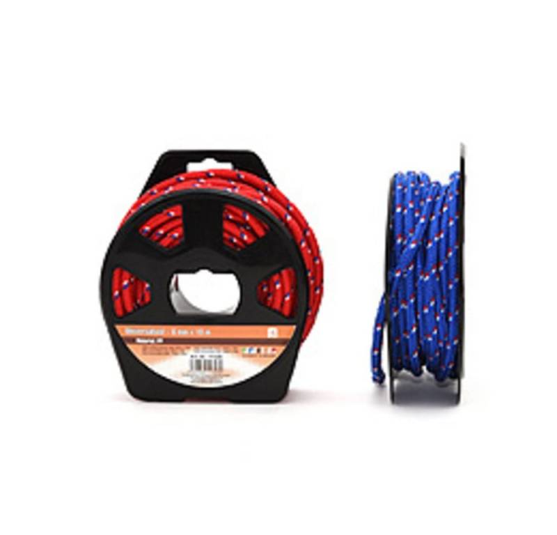 HundB 1x Universal-Seil, 10m x 6mm, Kunststoffspule, Farbe zufällig Seil (Stück, 1-tlg., Universal-Seil), Allzweckseil Mehrzweckseil Kordel Schnur Leine von HundB