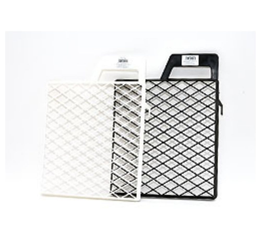 HundB Abstreifgitter 1 x Farb-Abstreif-& Abtropfgitter, 27x29cm, schwarz oder weiss, BxL: 0x0 cm, (Stück, 1 tlg., Farb-Abstreifgitter), Farbgitter Abstreifgitter Abtropfgitter Kunststoff Malergitter von HundB
