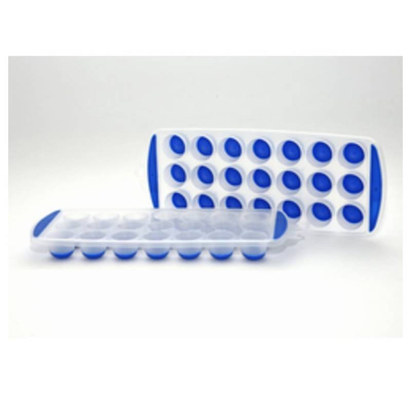 HundB Eiswürfelform Eiswürfelbereiter mit flexiblem Boden, L29 x B11,5 x H2,5 cm, (Einzelartikel 1-tlg), Eiswürfelform Eiswürfelschale Eiswürfelbehälter Eisbereiter von HundB