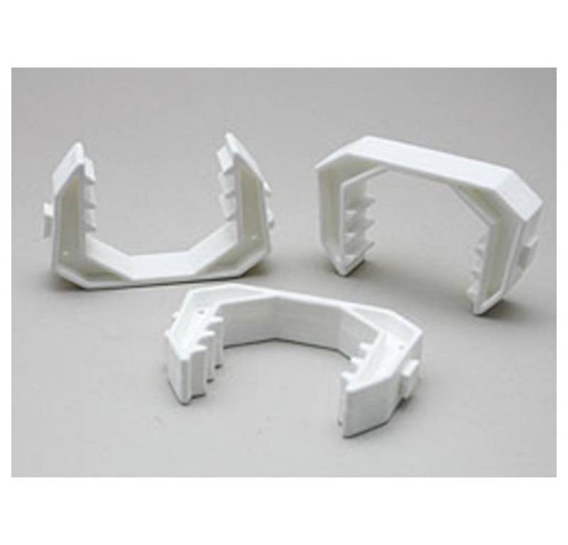 HundB Klemmen Fensterklammer Farbe weiß 112 x 55 x 20 mm, (Stück, 1-St., Fensterklammer), Fensterhalterung Fensterbefestigung Fensterklemme Fensterclip von HundB