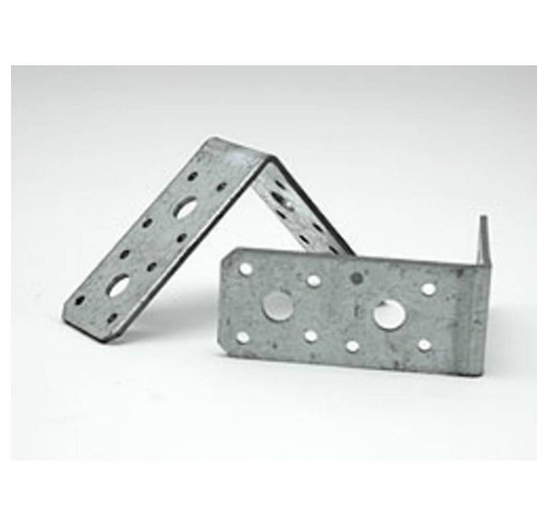 HundB Möbelbeschlag Winkel aus Metall 90 x 90 x 40mm, 3 mm dick 150g (Stück, 1 St., Winkel), Eckverbinder Metallwinkel Eckwinkel Verbinder Stahlwinkel von HundB
