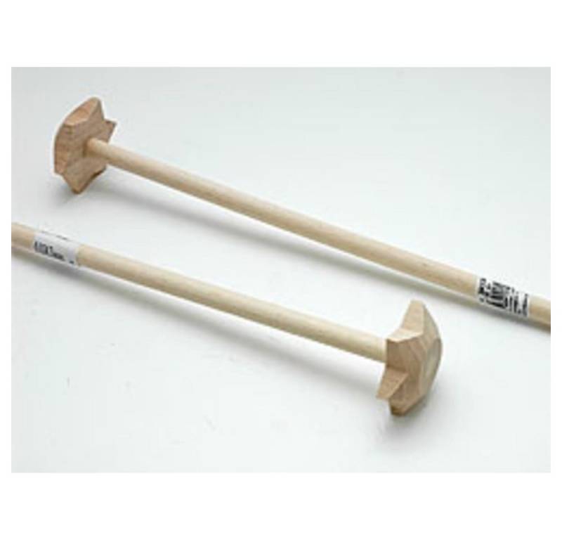 HundB Rührquirl Holz-Quirl Ø 5 cm Kopf, 30 cm lang, L: 0 cm, (Einzelartikel, 1-St., Einzelartikel) Rührstab Schneebesen Kochlöffel Küchenquirl Holzrührer Backutensil von HundB