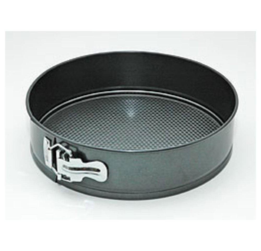 HundB Springform Springform Ø 28 cm, Karbon beschichtet, (Stück 1-tlg), Backform Kuchenform Tortenform Backblech Backzubehör Backutensil von HundB