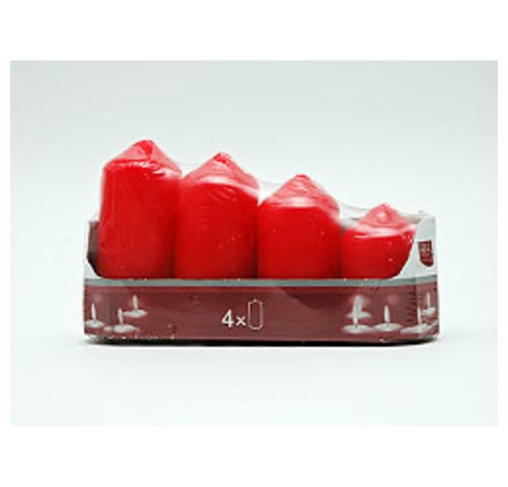 HundB Stumpenkerze 4er Stumpenkerzen gestuft 4cm x 6,7,8,9cm Rot HundB Stumpenkerze 4er Stumpenkerzen gestuft 4cm x 6,7,8,9cm Rot von HundB