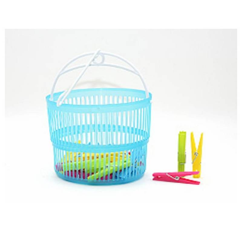 HundB Wäscheklammern Klammerkorb Ø 20 cm mit 24 Klammern, 8,2 x 1,2 cm, Klammerhalter Wäscheklammerkorb Clipskorb Wäschekorb Klammerbehälter HundB Wäscheklammern Klammerkorb Ø 20 cm mit 24 Klammern, 8,2 x 1,2 cm, Klammerhalter Wäscheklammerkorb Clipskorb Wäschekorb Klammerbehälter von HundB