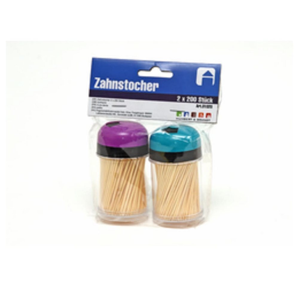 HundB Zahnstocherspender Zahnstocher 2er Set à 200 Stück, in Hartplastikbox, farbl. sort. HundB Zahnstocherspender Zahnstocher 2er Set à 200 Stück, in Hartplastikbox, farbl. sort. von HundB