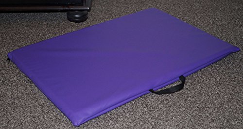 Hundematte Hundematratze Matte Kunstleder Schaumstoff 3 cm (120 cm X 80 cm, Lavendel) von Hundebettenmanufaktur