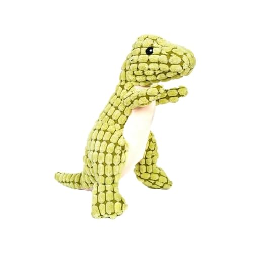 Hundpur Plüschtier Dino Grün - Kuscheltier für Hunde - mit Quietscher - Hundespielzeug - Langlebig & Reißfest - für alle Rassen & Größen von Hundpur
