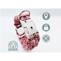 Gps-Tracker-Hundehalsband | Versteckte Apple Airtag Halterung Optional Mit Diebstahlschutz [Altrosa] von HundumSicher