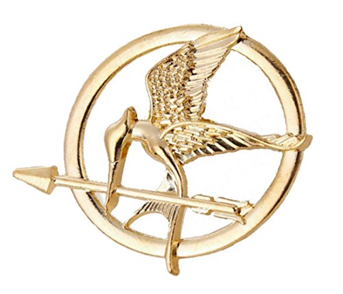 The Hunger Games Spotttögel Brosche Spottjay Anstecker Katniss Goldton von Lupsty