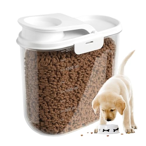 HunicandIU Aufbewahrungsbehälter für Katzenfutter | Luftdichte Aufbewahrungsboxen für Haustierfutter,2 Liter Vorratsdose mit Deckel für Wohnung Küche Vorratsschrank Hausorganisation Katzenleckerlis HunicandIU Aufbewahrungsbehälter für Katzenfutter | Luftdichte Aufbewahrungsboxen für Haustierfutter,2 Liter Vorratsdose mit Deckel für Wohnung Küche Vorratsschrank Hausorganisation Katzenleckerlis von HunicandIU