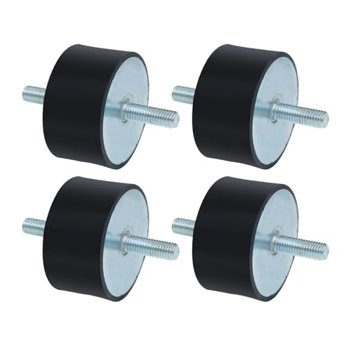HunicandIU Gummistollen Stoßdämpfer | Zylindrischer Isolator für Garagenmotor Montage - Hochfester Stoßdämpfer für Pumpen und Generatoren HunicandIU Gummistollen Stoßdämpfer | Zylindrischer Isolator für Garagenmotor Montage - Hochfester Stoßdämpfer für Pumpen und Generatoren von HunicandIU