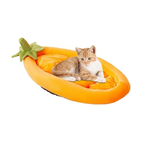 HunicandIU Katzenbett,Aubergine Hundelager Mit Wärmefunktion | Waschbares Rutschfestes Warmes Haustiernest für Reise Zuhause Innenbereich Terrasse Auto Garten Camping Wohnung von HunicandIU