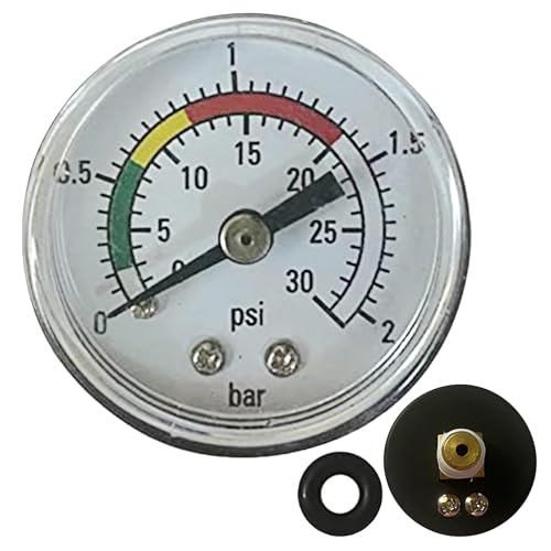 HunicandIU Sandfilter Manometer | Rückmontage Schwimmbadpumpe Manometer | Edelstahl Leicht Ablesbar Ersatzteil Für Überwachung HunicandIU Sandfilter Manometer | Rückmontage Schwimmbadpumpe Manometer | Edelstahl Leicht Ablesbar Ersatzteil Für Überwachung von HunicandIU