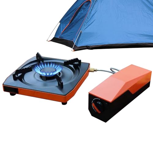 HunicandIU Tragbarer Kocher | Zweiteiliger Outdoor Campingkocher Tragbares Kochgerät | Leichtes Heizgerät Zum Braten Küche Indoor Tisch Wanderung Grillen Picknick Klettern Abenteurer von HunicandIU
