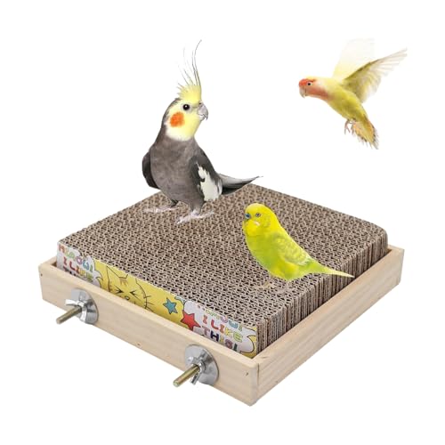 HunicandIU Vogel Sitzstange | Spielzeug Aus Pappe Zum Knabbern - Interaktive Beschäftigungsstangen Zum Knäbbern Für Wellensittiche Nymphensittiche Finken Sittiche Und Großsittiche HunicandIU Vogel Sitzstange | Spielzeug Aus Pappe Zum Knabbern - Interaktive Beschäftigungsstangen Zum Knäbbern Für Wellensittiche Nymphensittiche Finken Sittiche Und Großsittiche von HunicandIU