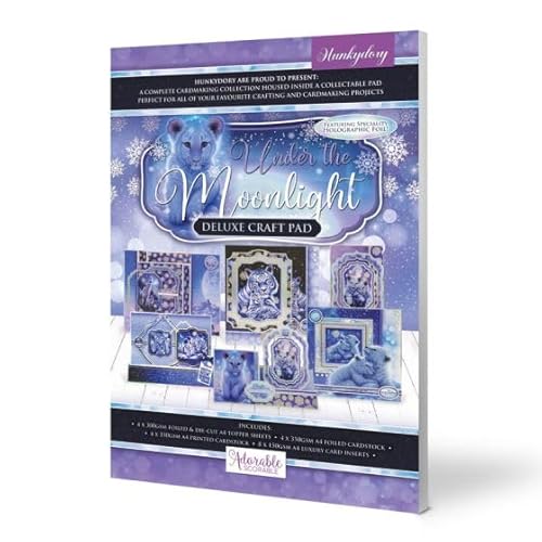 Hunkydory - Deluxe Bastelblöcke – Under The Moonlight – DCPAD132 von Hunkydory